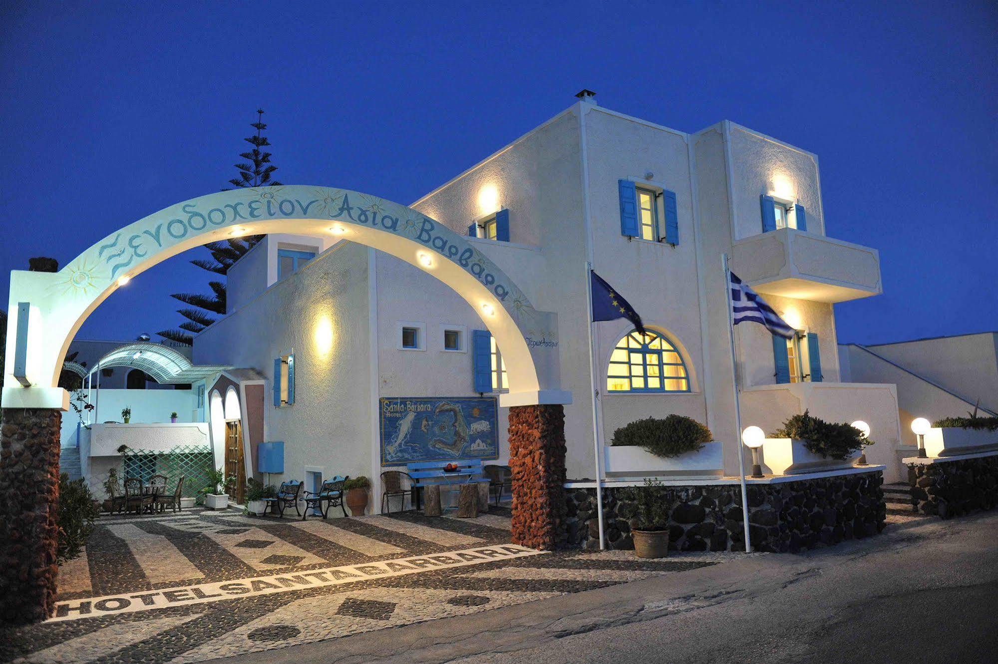 Hotel Santa Barbara Perissa  Exterior foto